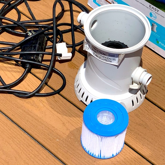 SUMMER WAVES POLYGROUP QUICK SET 10’ POOL FILTER PUMP & PAPER INSERT FILTER ONLY - Picture 3 of 4